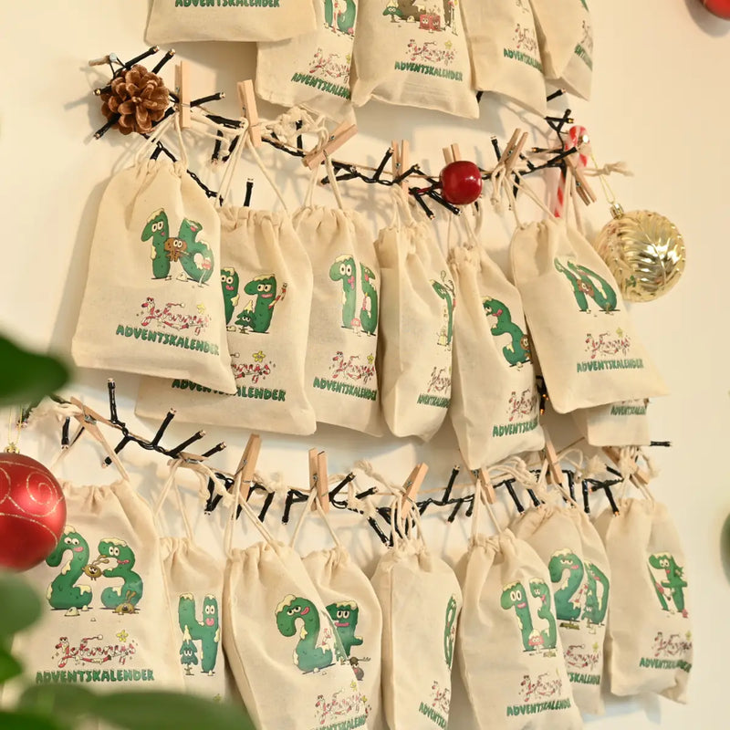 Adventskalender aufhängen
