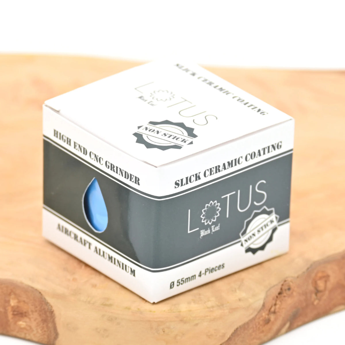 Black-Leaf-Lotus-Keramik-Grinder-Hellblau-Weed-Grinder-Magnet-Muehle-Keramik-Grinder-Headshop-Zubehoer-Top-Qualitaet-Johnnys-Headshop