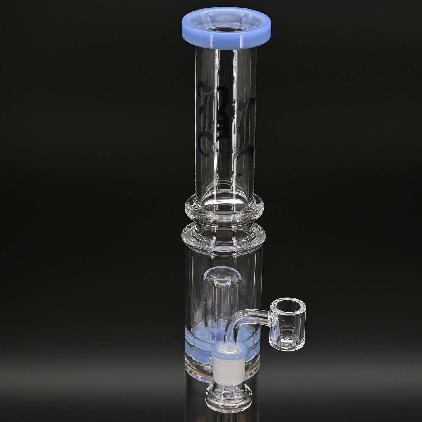 Black Leaf - Bong mit Kegel und Ufo Perkolator + Banger