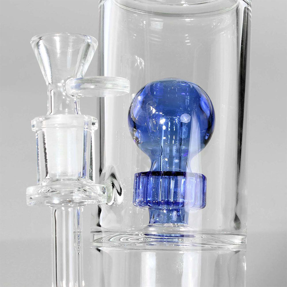 Black Leaf - Blue Hour Ice Bong mit Doppelperkolator