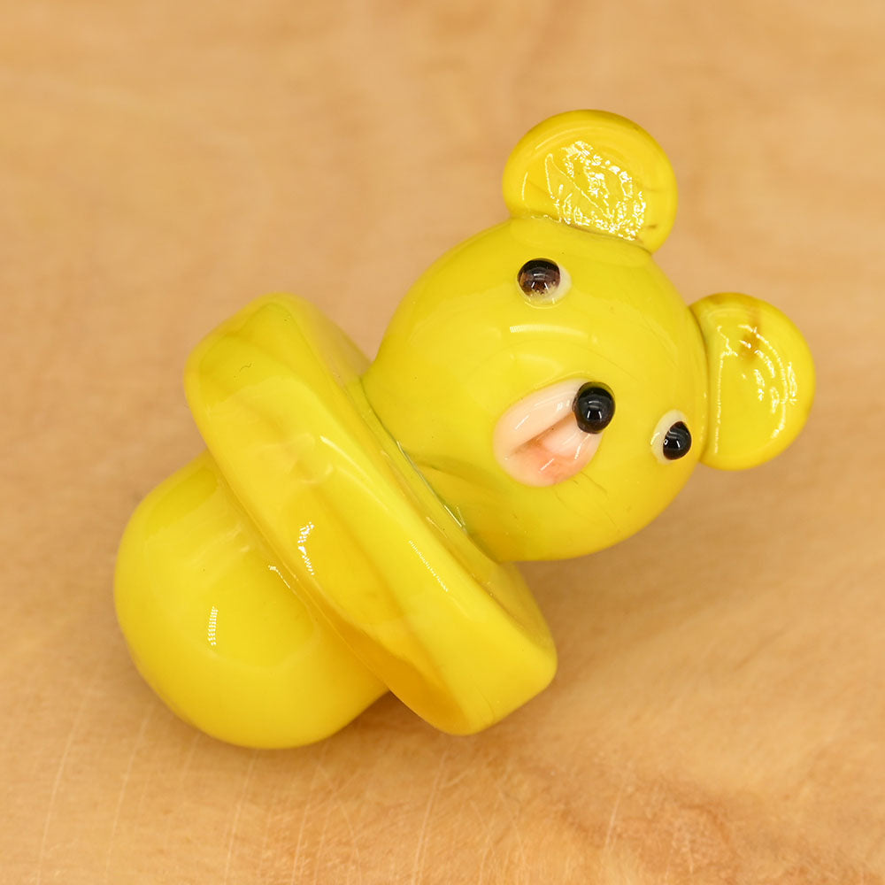 Black Leaf Carb Cap Glas Bär