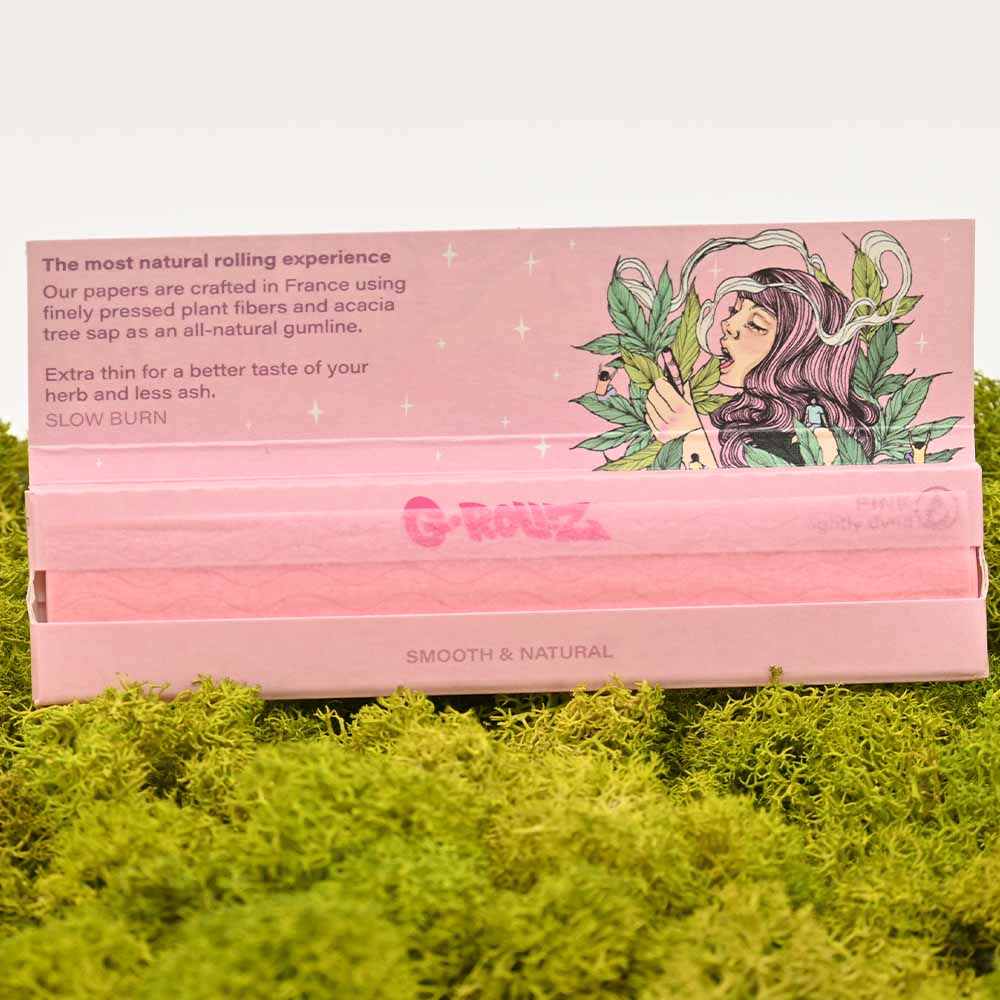 G-ROLLZ Pink Kingsize Slim Papers - Colossal Dream