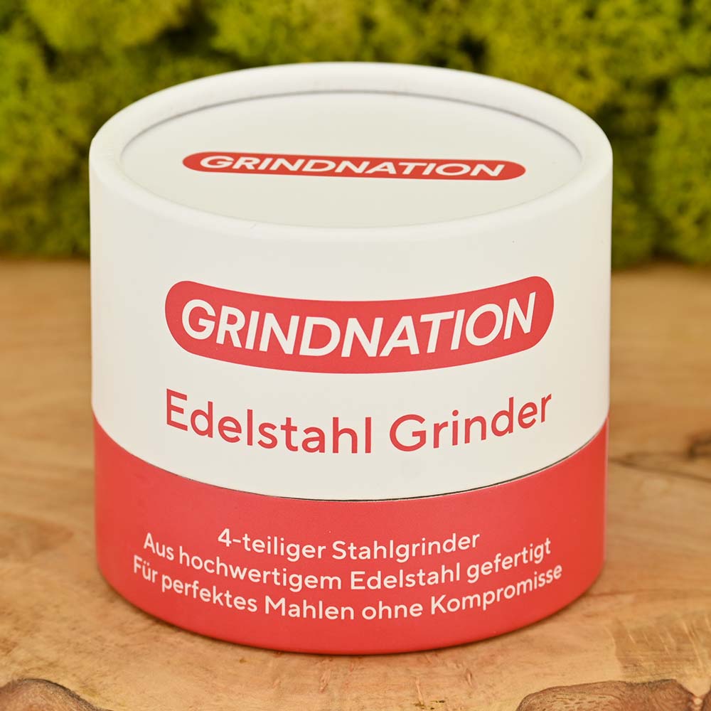Grindnation Edelstahl Grinder ⌀55mm - 4 teilig (B-Ware)