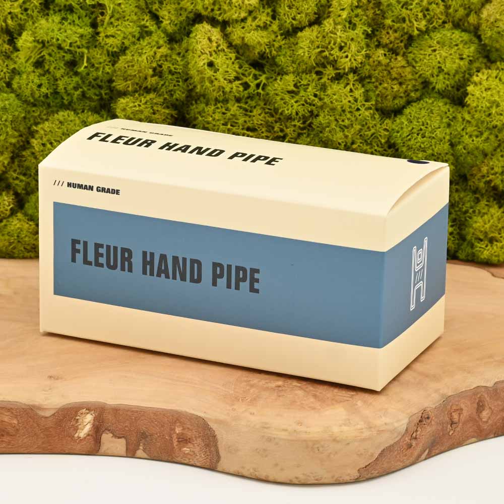 Human Grade Glaspfeife - Leopard Blue