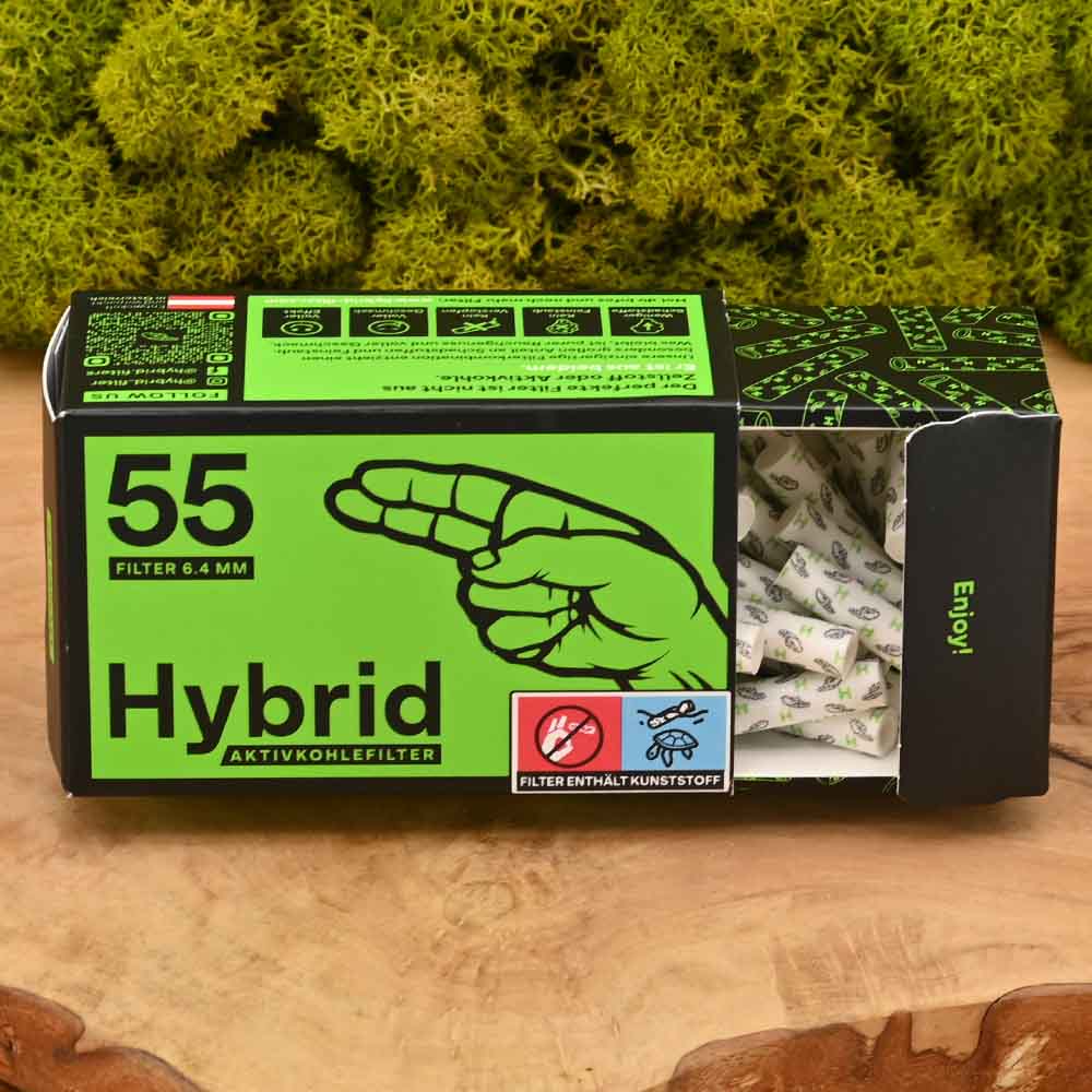 Hybrid Supreme Aktivkohlefilter (55er Pack) | Weiß