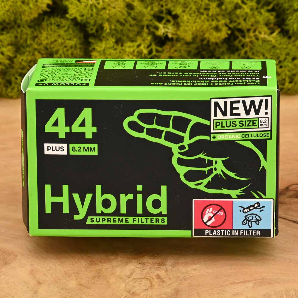 Hybrid Supreme Aktivkohlefilter (44er Pack) | Plus Size 8,2mm