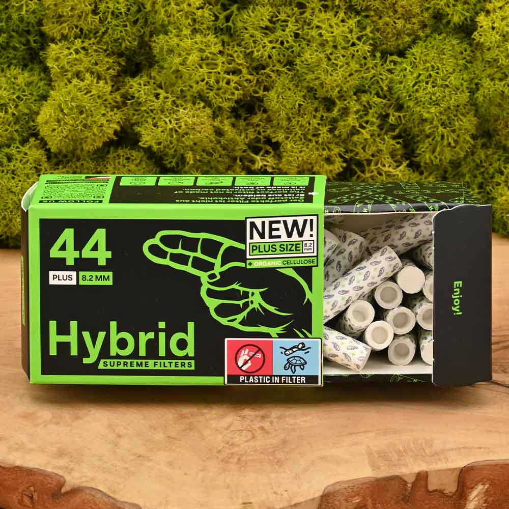 Hybrid Supreme Aktivkohlefilter (44er Pack) | Plus Size 8,2mm