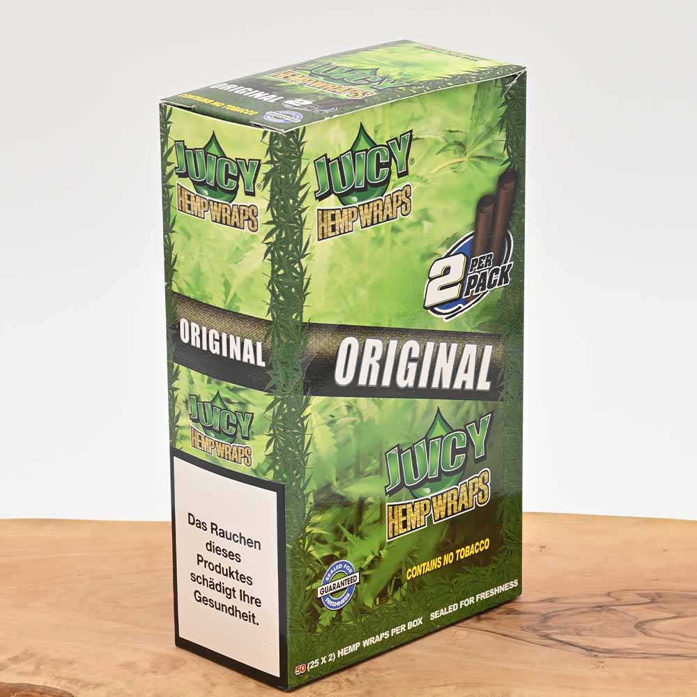 JUICY Hemp Wraps Original Display Box (25 Stück)