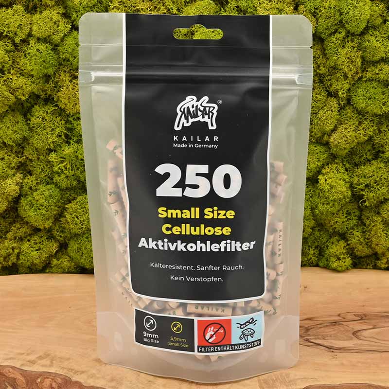 Kailar Aktivkohlefilter Slim (250er Pack) - Organic