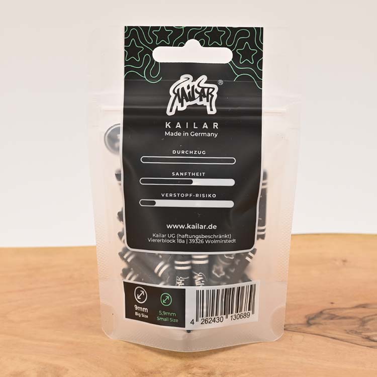 Kailar Aktivkohlefilter Small Size Star 6mm (35er)