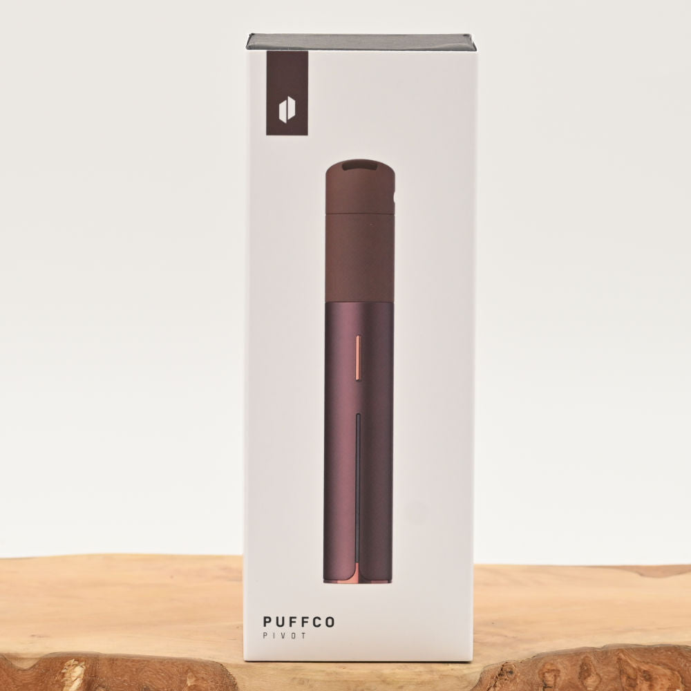 Puffco Pivot Mocha + „Renew the Redwood" Aufsatz