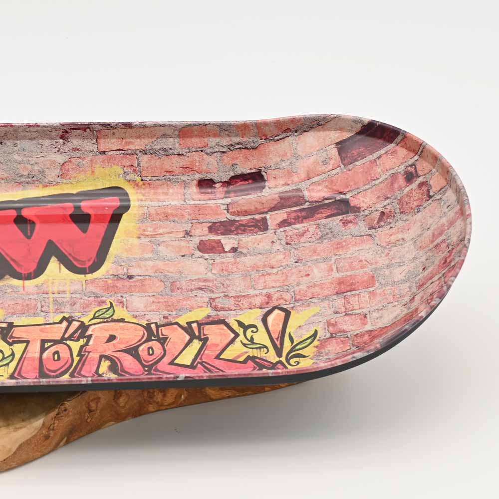 RAW Skate Rolling Tray Deck Graffiti 3