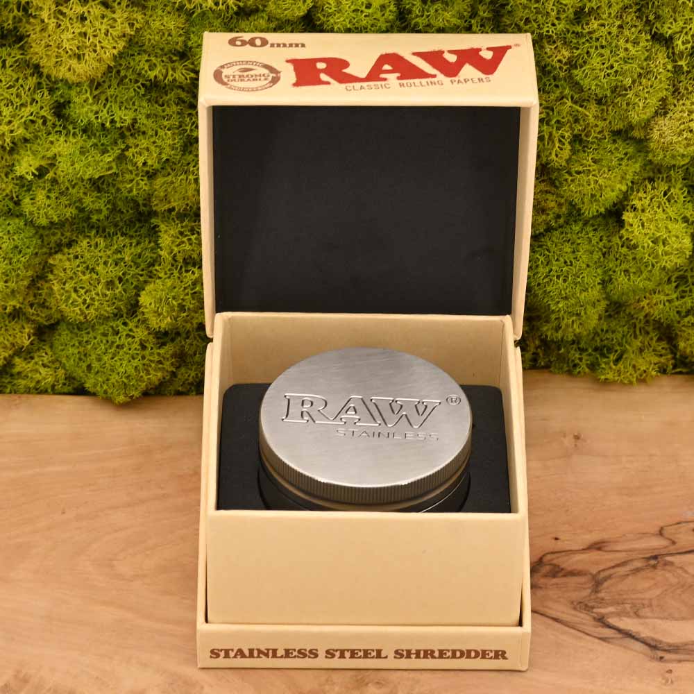 RAW Edelstahl Grinder ⌀60mm - 4 teilig