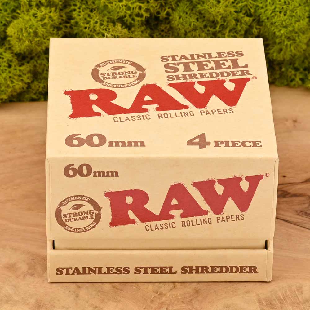 RAW Edelstahl Grinder ⌀60mm - 4 teilig