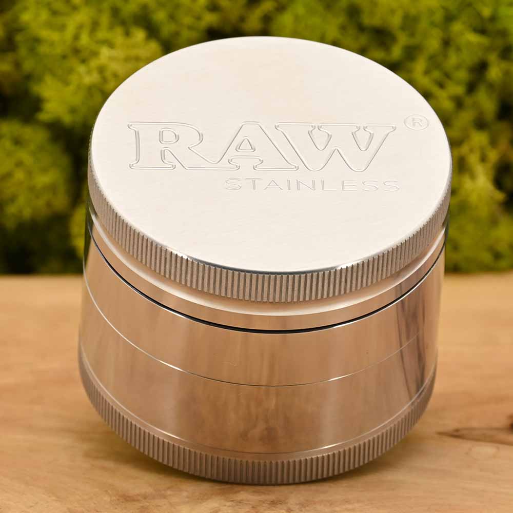 RAW Edelstahl Grinder ⌀60mm - 4 teilig