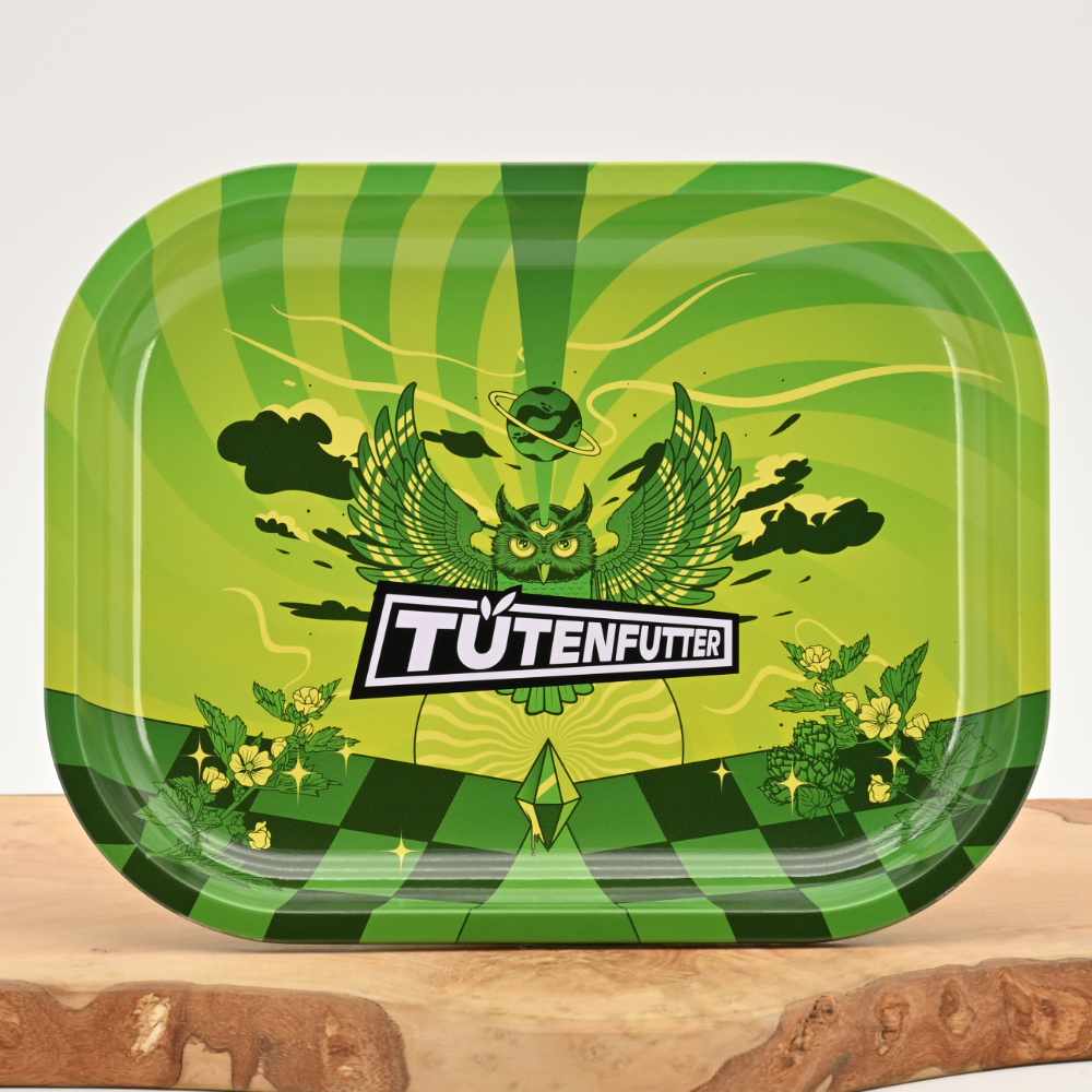 Tütenfutter Green Owl - Small Rolling Tray