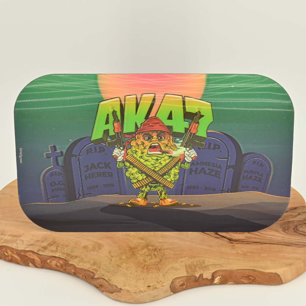 AK 47 Rolling Tray Cover mit 3D Effekt - magnetisch