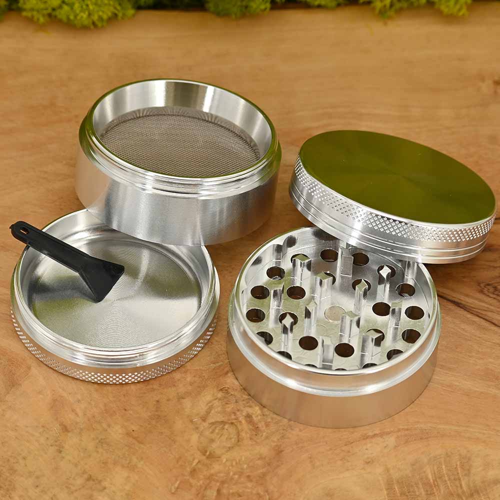 Aluminium Grinder - silber ⌀50mm