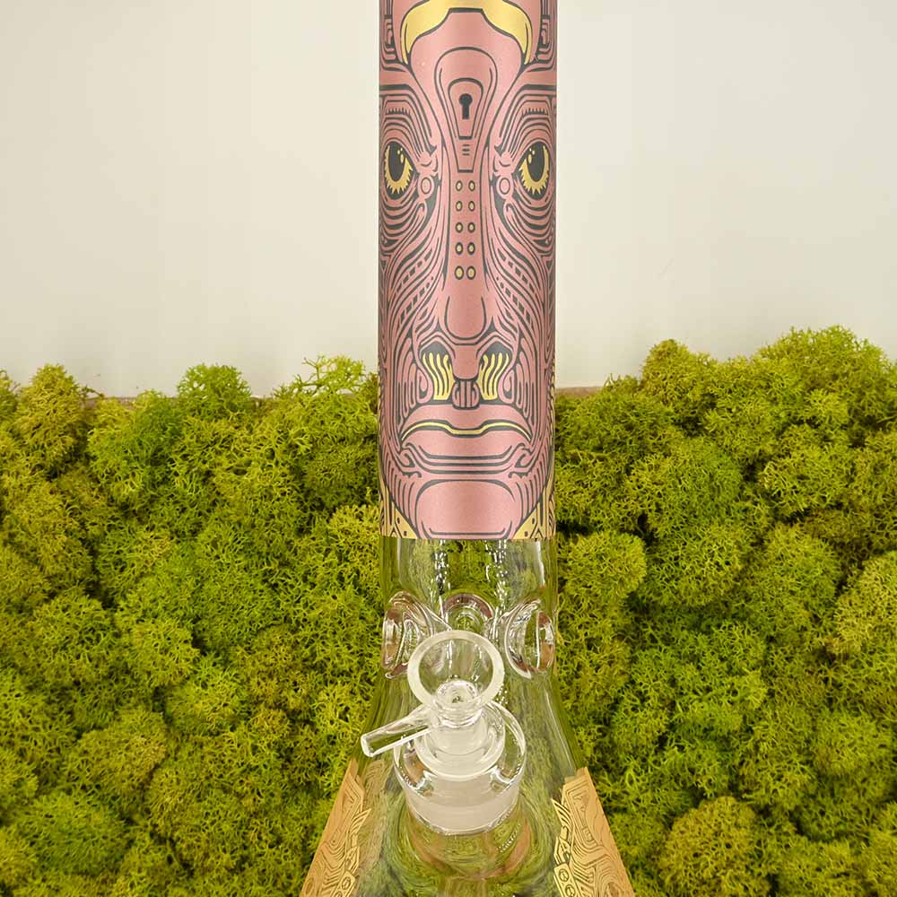 Limited Edition Heavy Beaker Bong - Schamane (42cm)