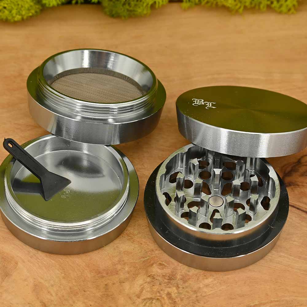 Black Leaf Stufen Aluminium Grinder - ⌀50mm