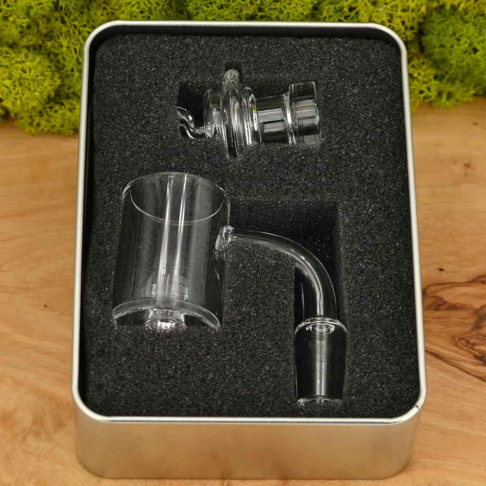 Black Leaf Glasbanger Set mit Carb Cap NS14