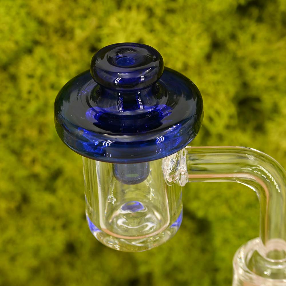Black Leaf Carb Cap - blau - ⌀ 34mm