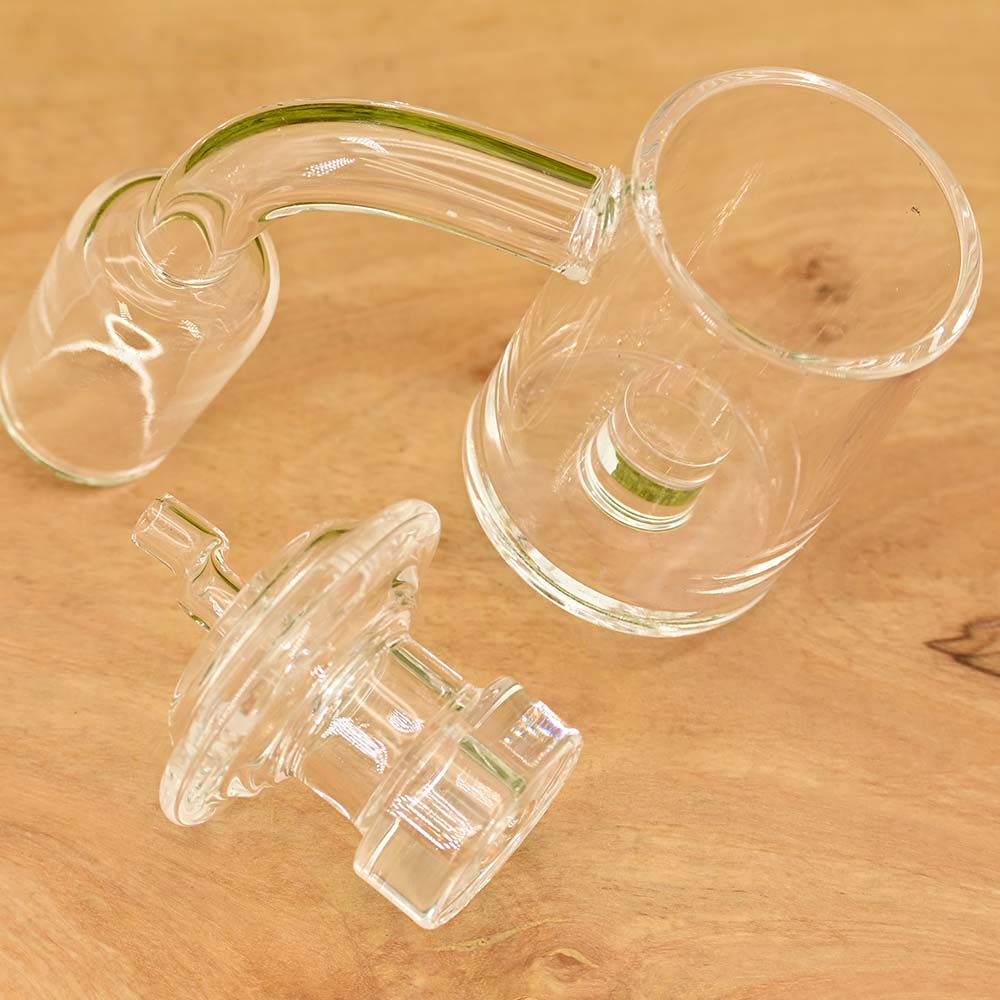 Black Leaf Glasbanger Set mit Carb Cap NS19