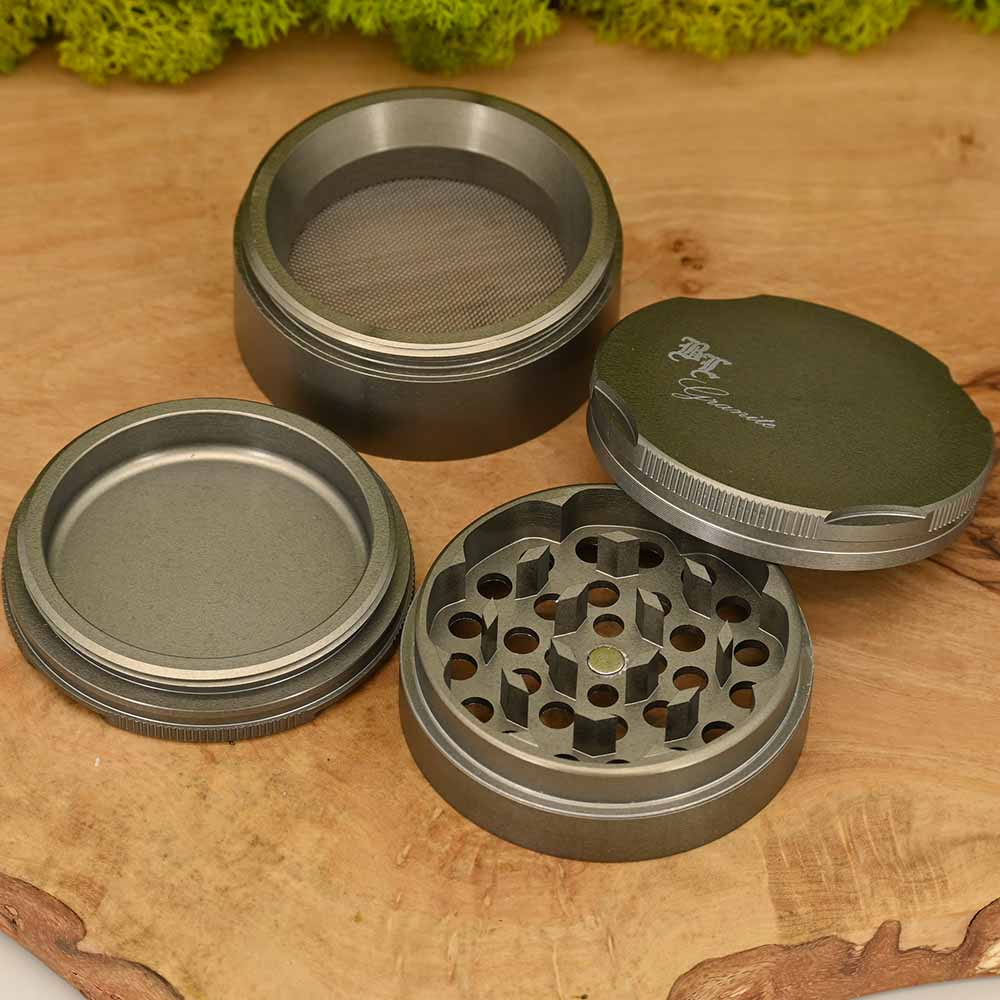 Black Leaf New Edge Granite Aluminium Grinder - ⌀55mm