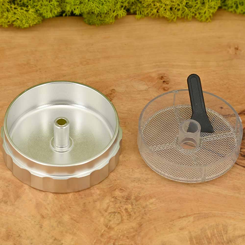 Black Leaf Aluminium Grinder 3-teilig - ⌀62mm