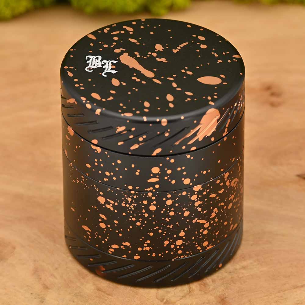 Black Leaf Crown Aluminium Grinder - ⌀50mm