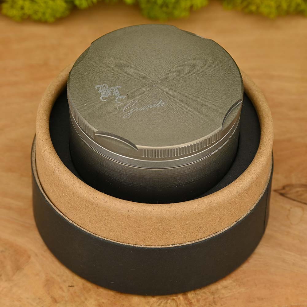 Black Leaf New Edge Granite Aluminium Grinder - ⌀55mm