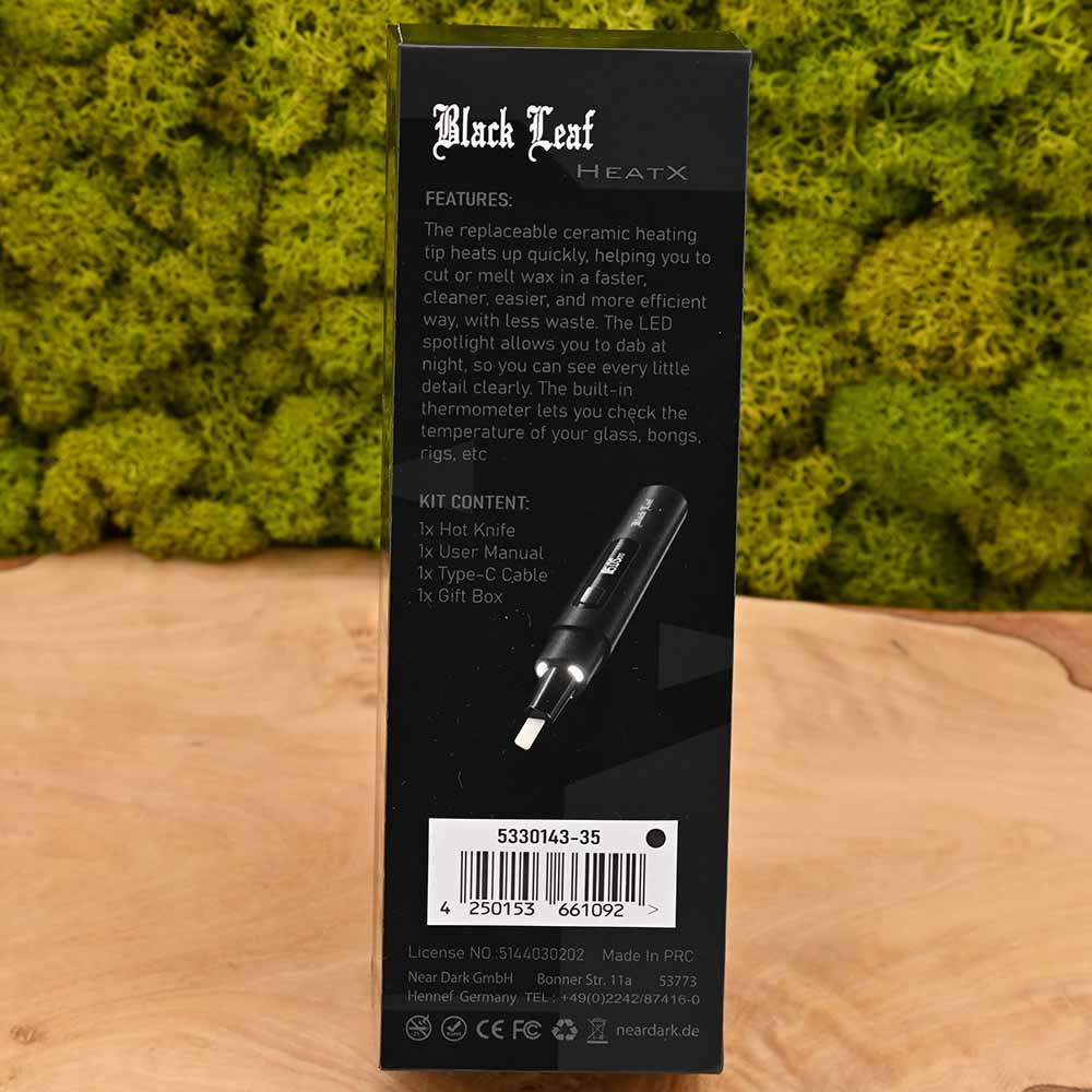 Black Leaf Hot Knife LED + Thermometer Fahrenheit