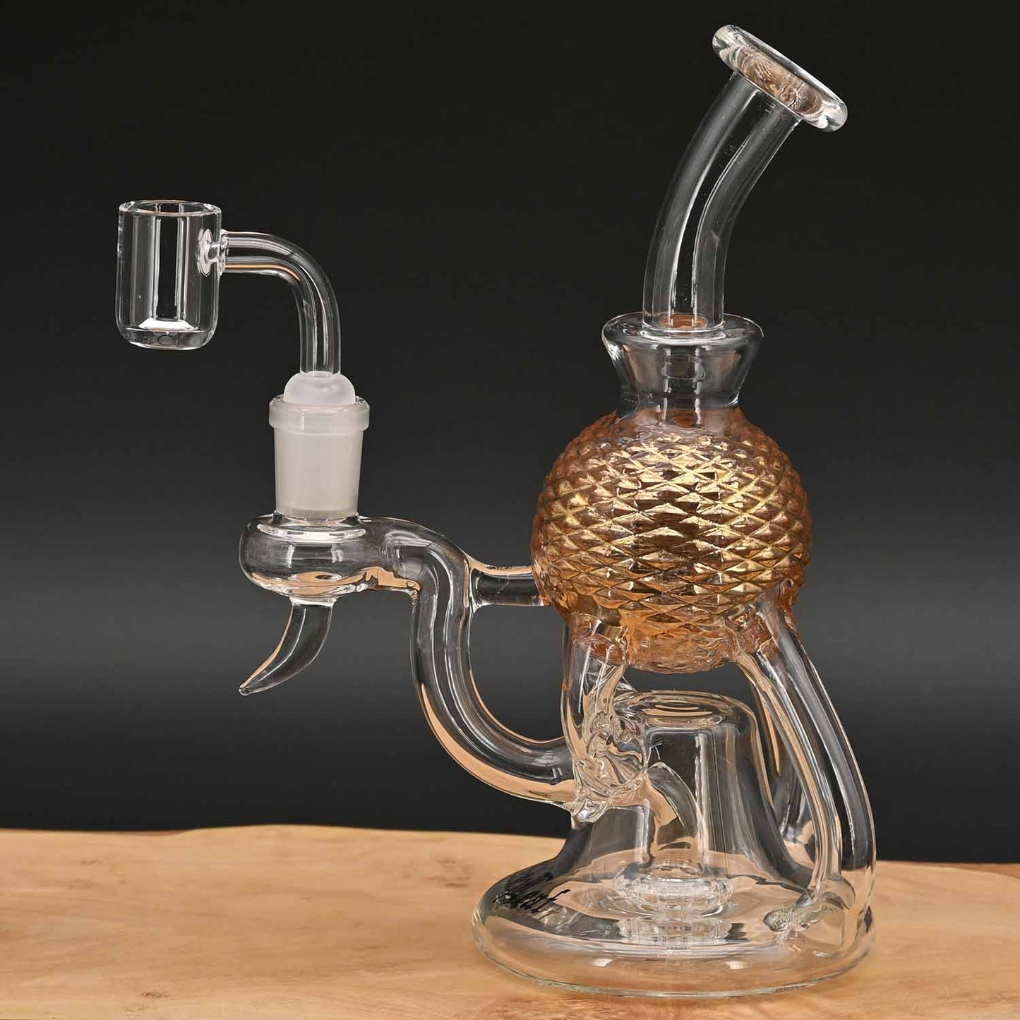 Black Leaf - Recyclebong Öl - LITSCHI