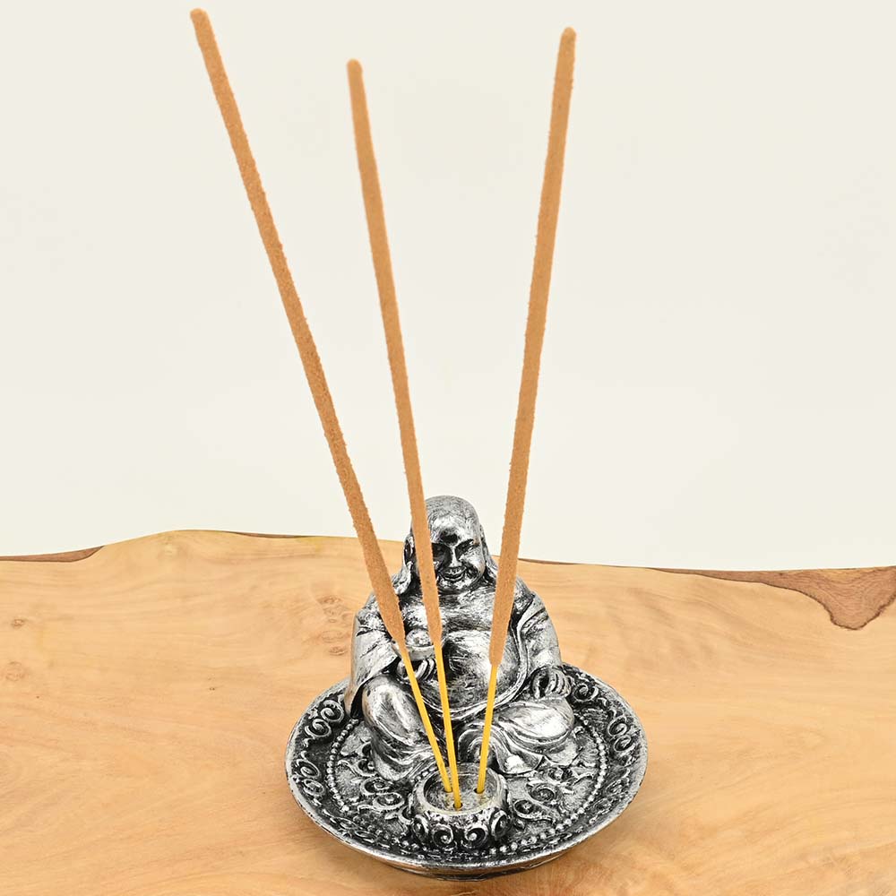 Räucherstäbchenhalter Happy Buddha