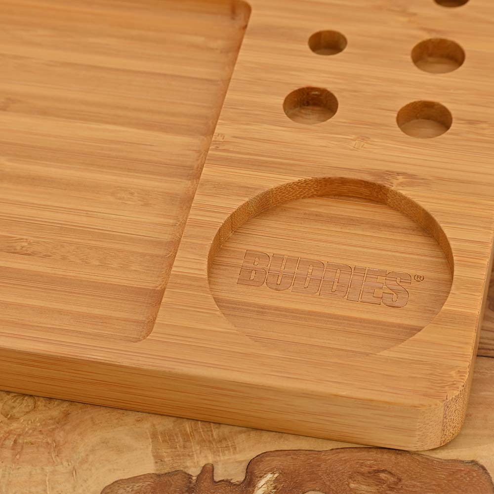 Buddies - Bamboo Rolling Tray groß - 30 x 25cm