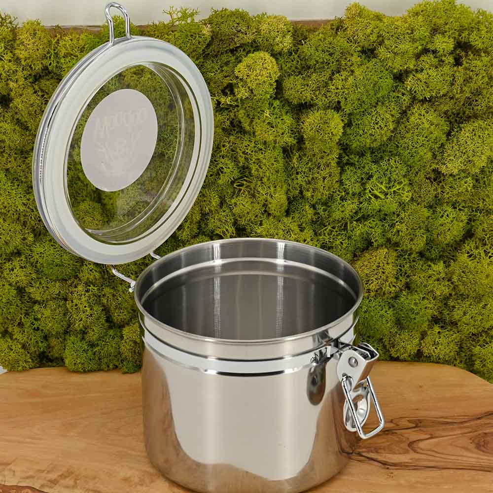 Woodoo Edelstahl Vorratsdose (1250ml)