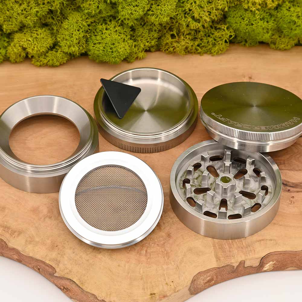 Hammercraft Edelstahl Grinder ⌀64mm - 5 teilig