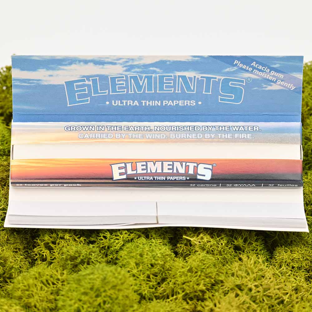 Elements Connoisseur King Size Slim Papers inkl. Tips - Original