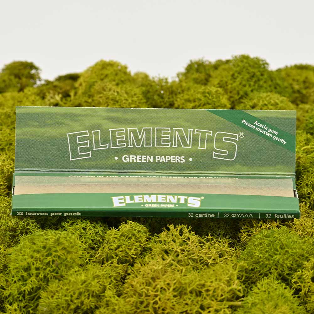 Elements Papers King Size Slim - grün