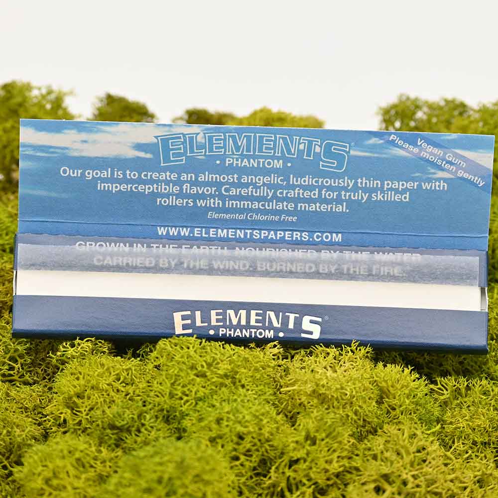 Elements Papers King Size Slim - Phantom Display Box (50 Stück)