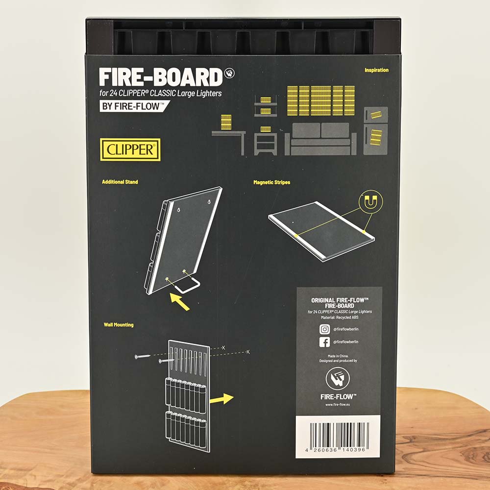 Clipper Ständer für 24 Feuerzeuge - Fire Board