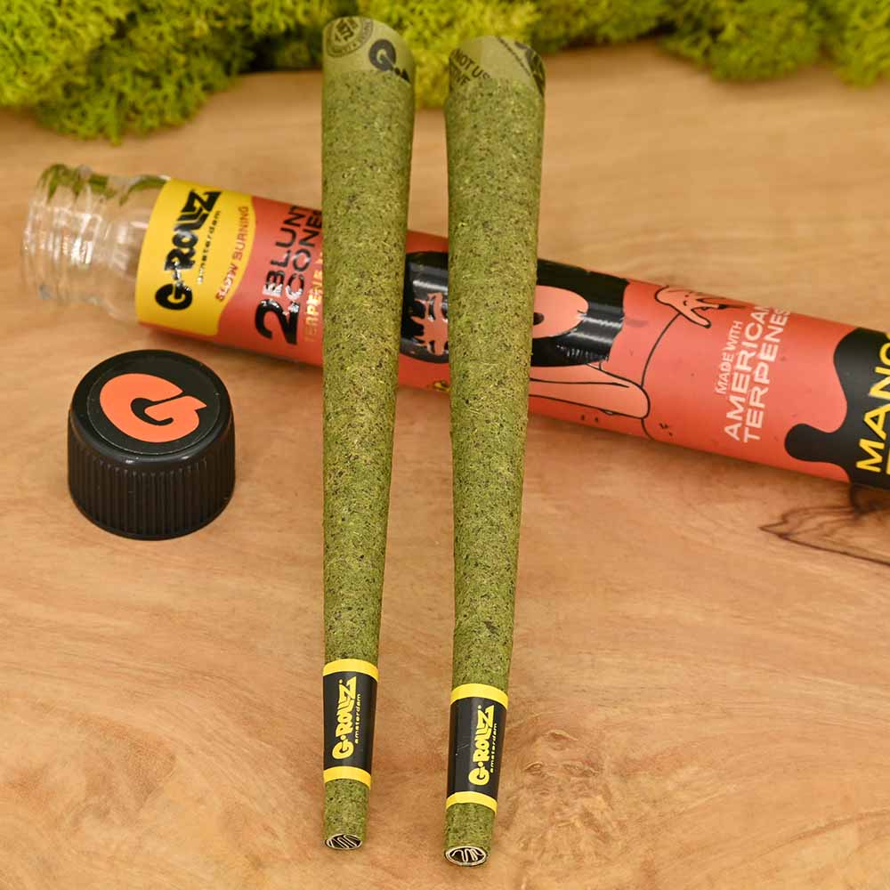 G-ROLLZ - Mango Pulp - 2x Terpene Infused Blunt Cones