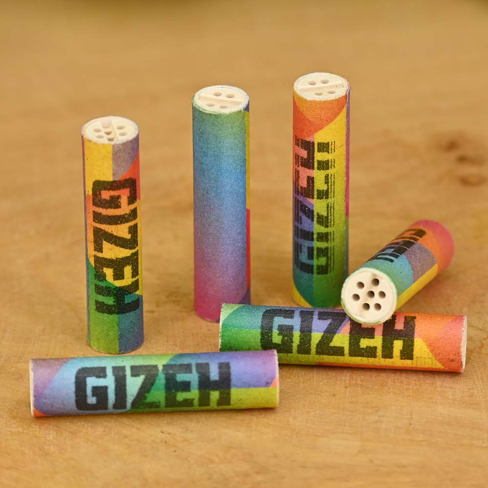 Gizeh Aktivkohlefilter (50 Stück) - Rainbow