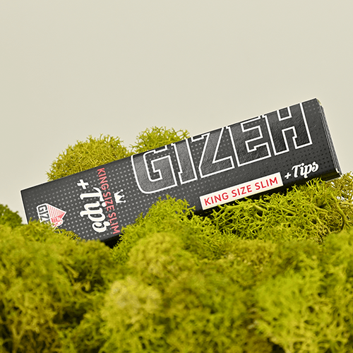 Gizeh Black King Size Slim + Tips - Display Box (26 Stück)