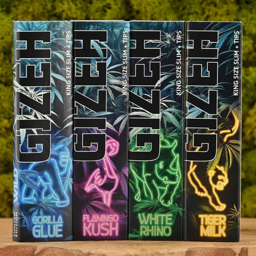 Gizeh WILD Limited Edition King Size Slim + Tips (mit Magnet)