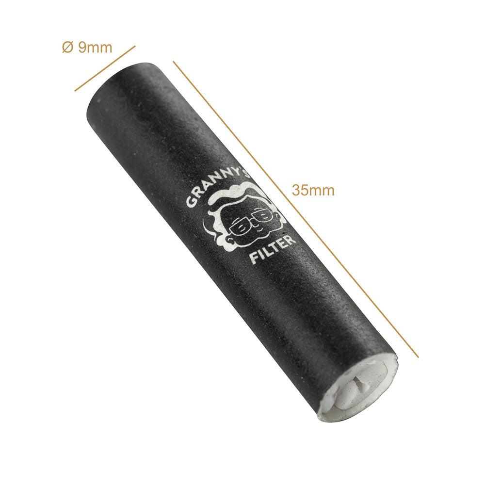 Granny's 9mm Aktivkohlefilter - 120er schwarz