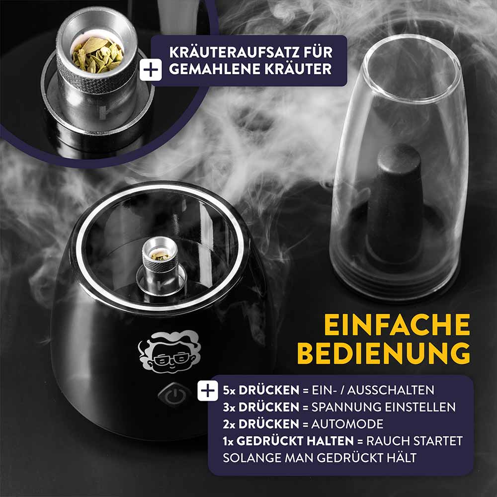 Granny's Rauchglas - für Kräuter, Wax & Liquid