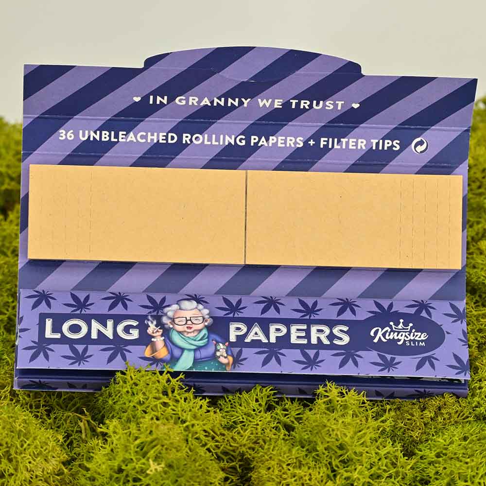 Granny's Virgin Kingsize Slim Papers + Tips (perforiert)