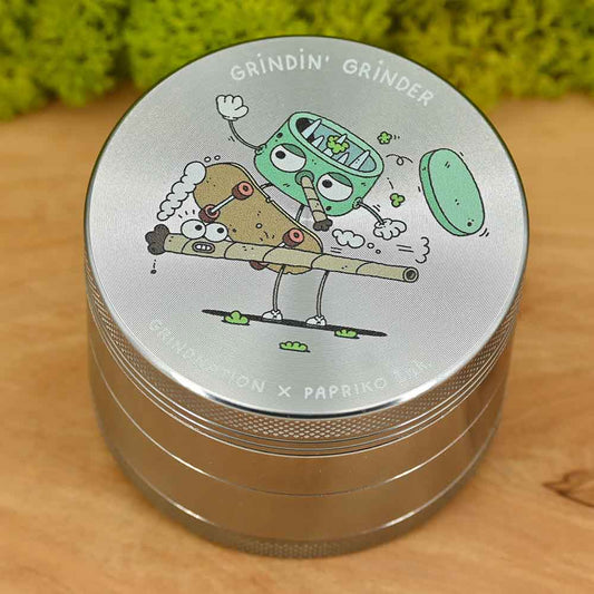 Grinding Grinder - Grindnation x Papriko Aluminium Grinder ⌀63mm