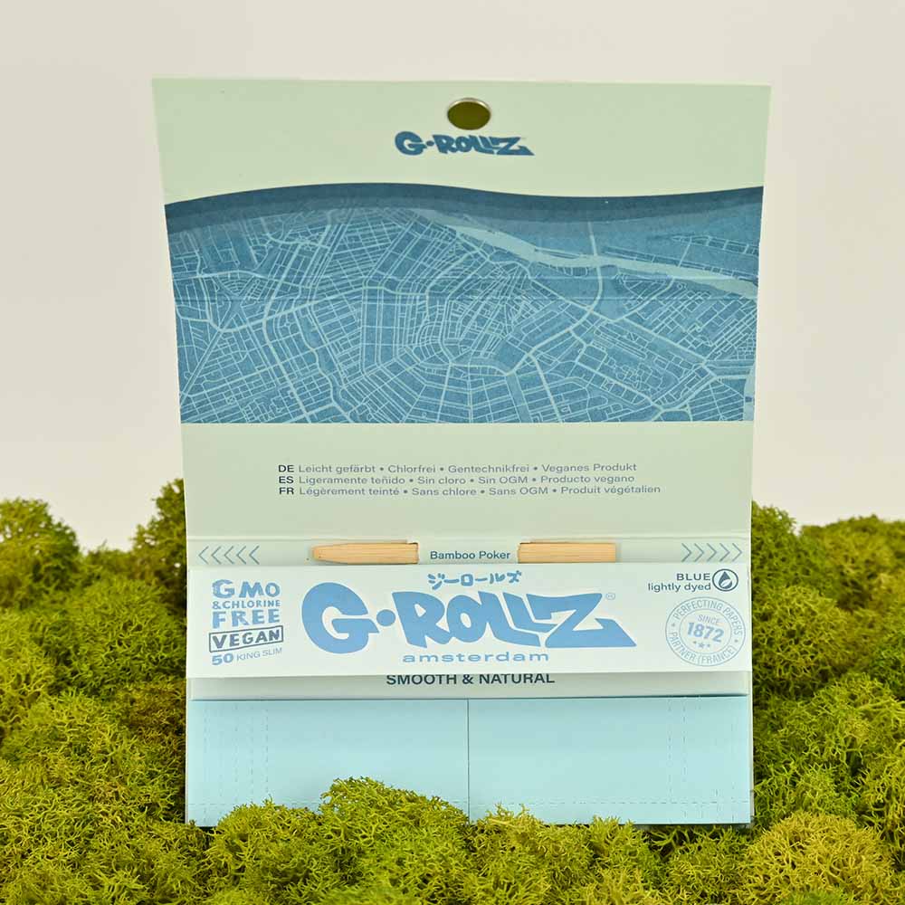 G-ROLLZ Einstein Artesano Papers + Tips & Bamboo Poker